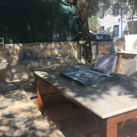 Bodrum Torba Da Tam Muestakil Bahceli Dogal Tas Ev. 别墅