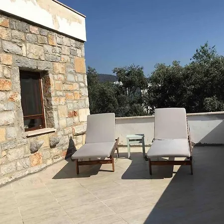 Bodrum Torba Da Tam Muestakil Bahceli Dogal Tas Ev. 博德鲁姆
